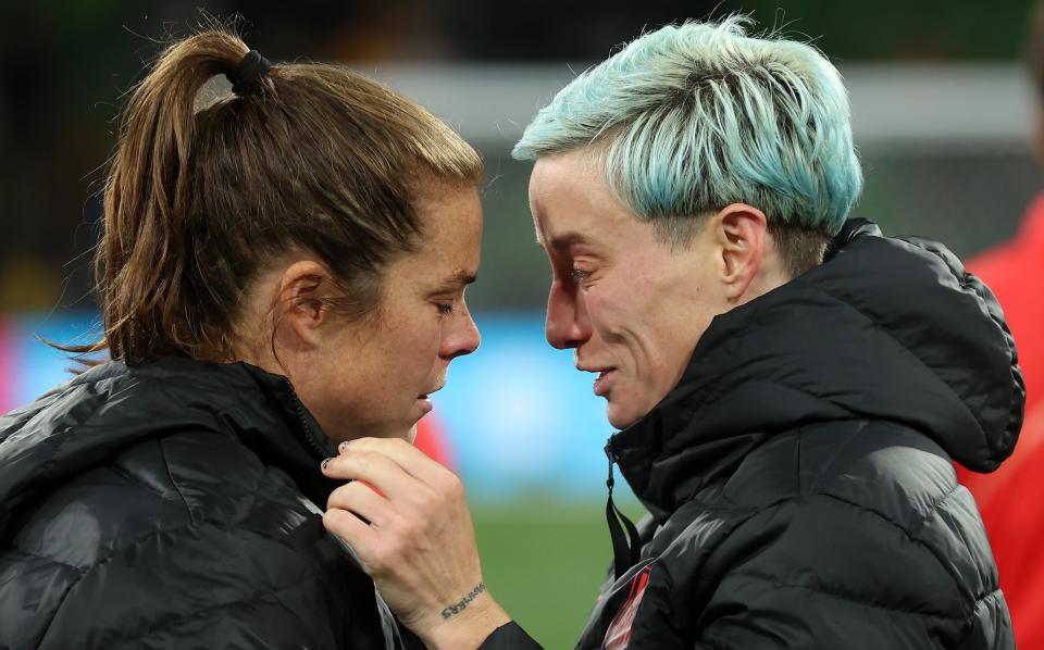 Megan Rapinoe (right)