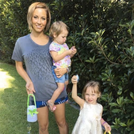 Being a dad to his daughters Sierra and Piper with wife Lynette helps keep Jude on his toes. Photo: Instagram