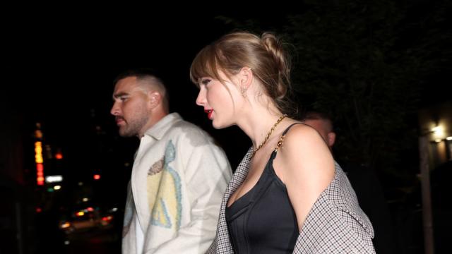 Taylor Swift Kissed Travis Kelce in Customizable Nike Sneakers