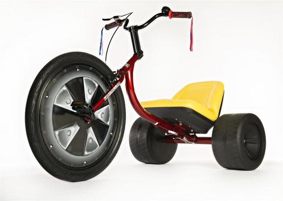 The High Roller adult-sized, low-rider tricycle, designed and marketed by former aerospace engineer Matt Armbruster.