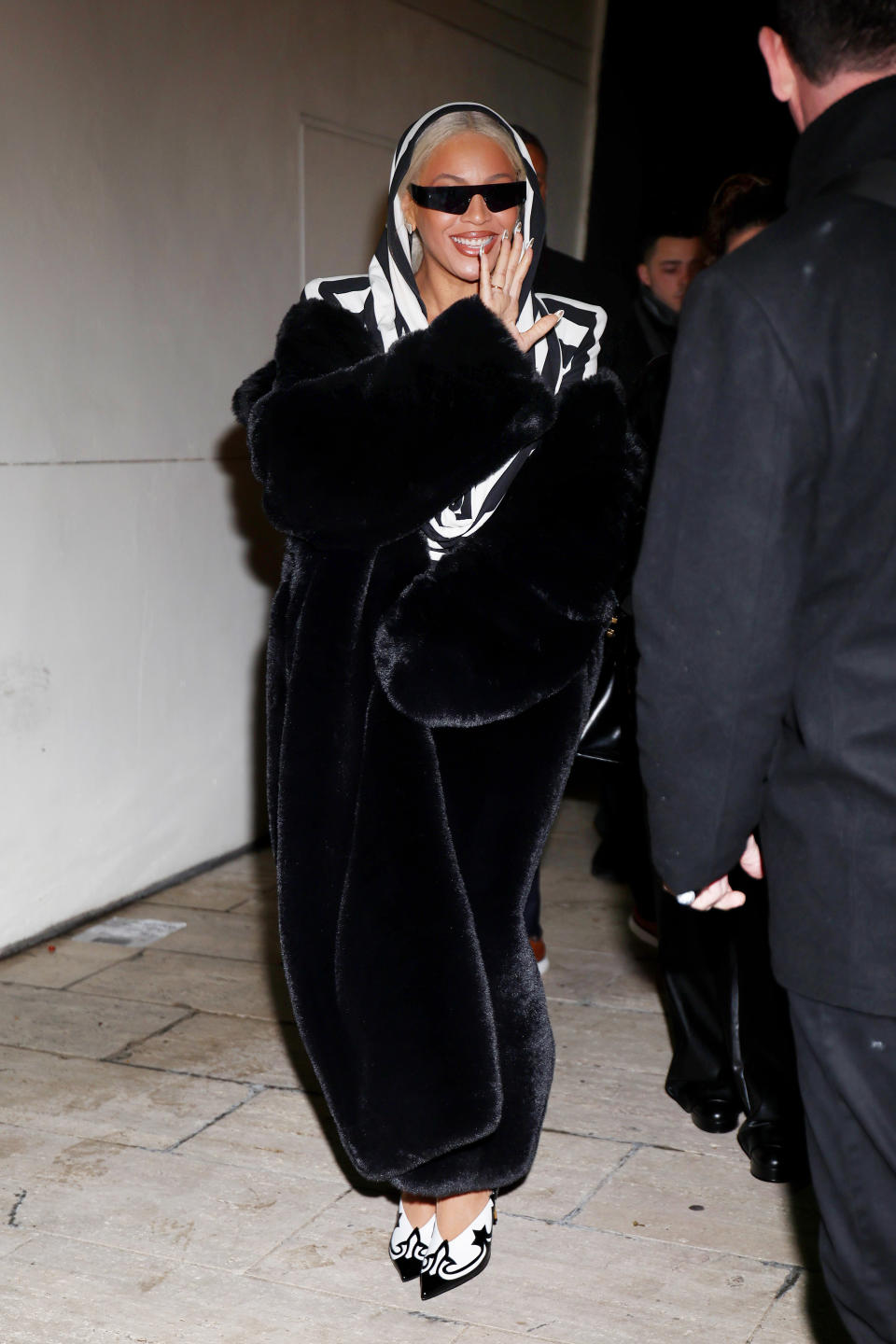 NEW YORK, NY - FEBRUARY 15: Beyonce is seen leaving the "Mea Culpa" screening at on February 15, 2024 in New York, New York. (Photo by MEGA/GC Images)