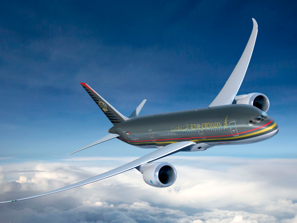 Boeing 787 Royal Jordanian