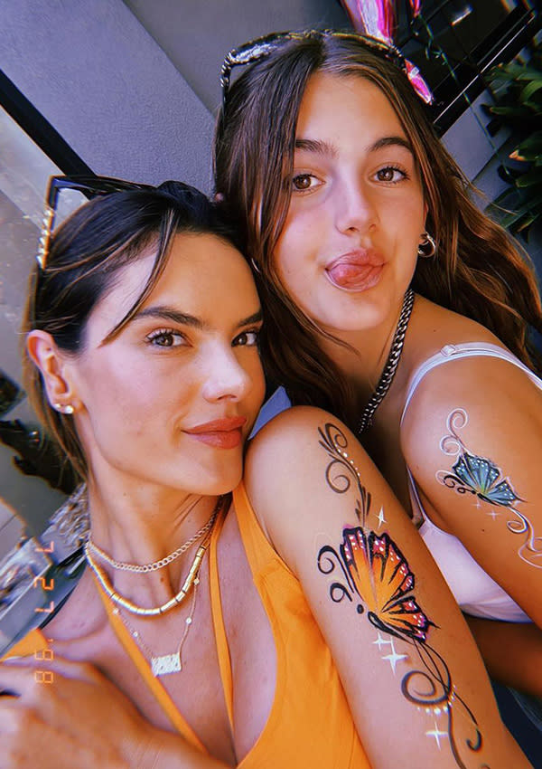 Alessandra Ambrosio con su hija Anja