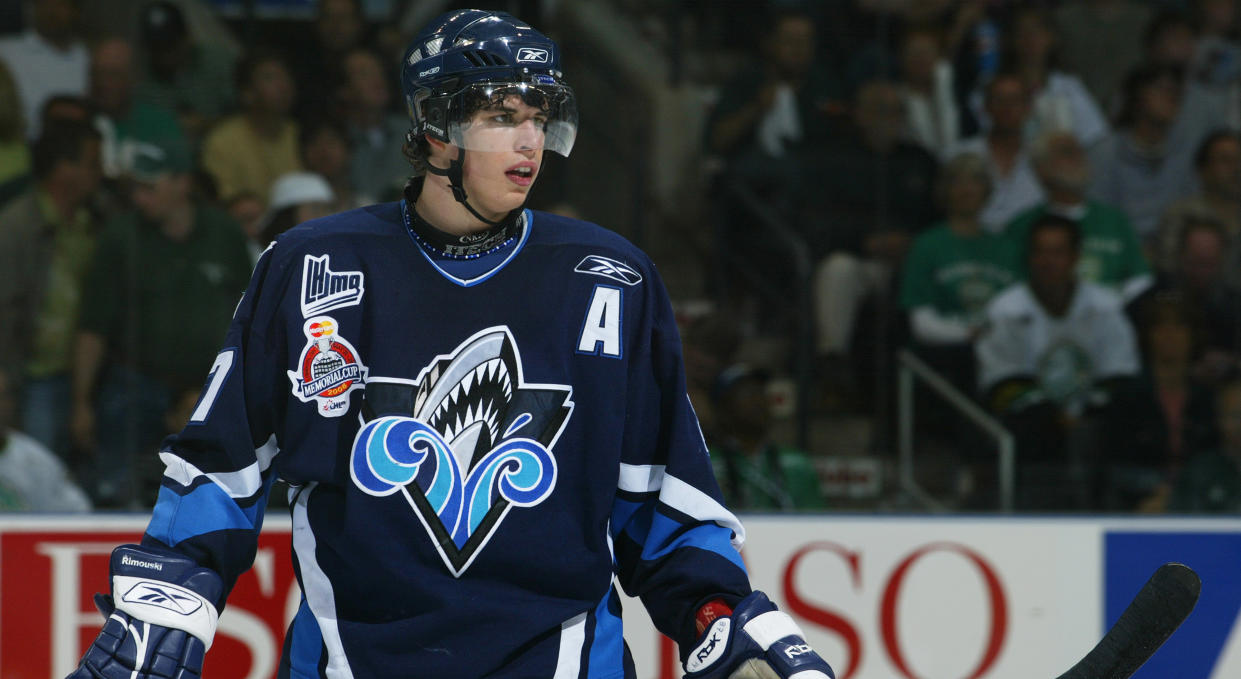 The Rimouski Oceanic and the QMJHL retired Sidney Crosby's jersey number on Friday. (Photo by Claus Andersen/Getty Images)