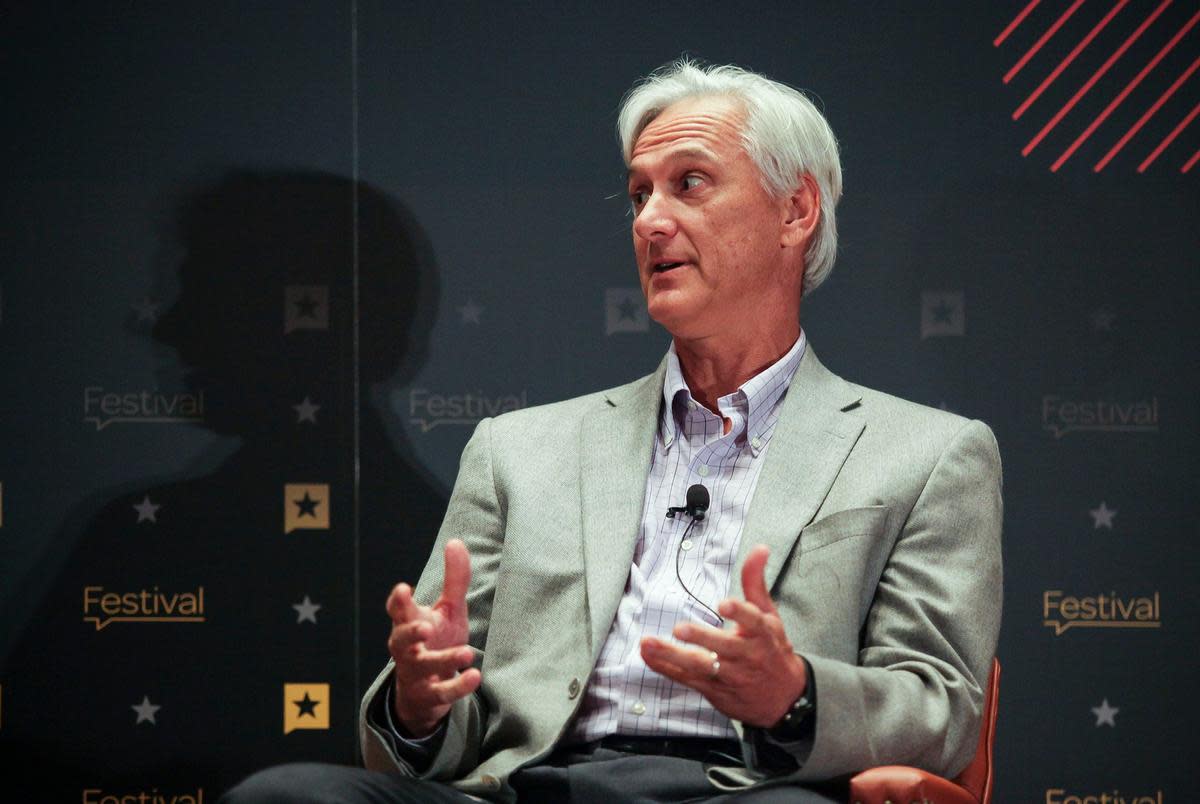 Tim Dunn, CEO of CrownQuest Operating and chairman of Empower Texans, speaks during The Texas Tribune Festival on Sept. 24, 2016.