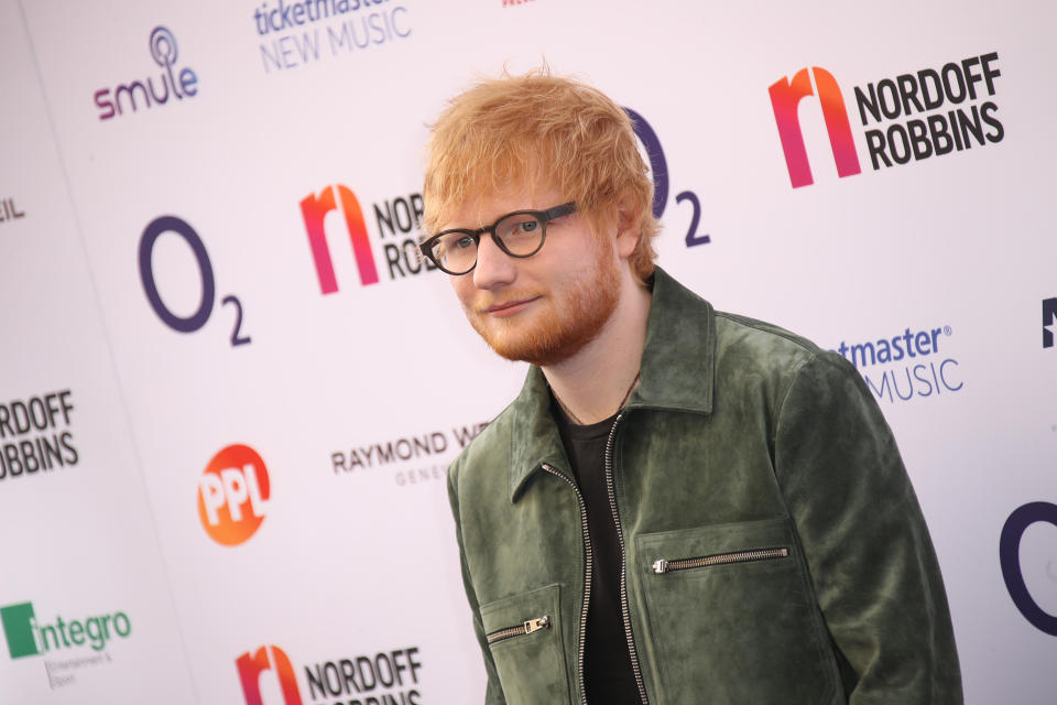 Ed Sheeran says his new album is about more than just becoming a father. (Mike Marsland/WireImage)