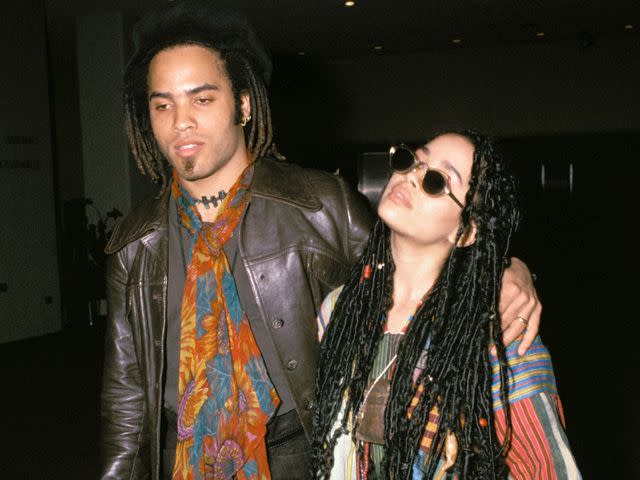 Vinnie Zuffante/Getty Lenny Kravitz and Lisa Bonet in New York City in 1987.