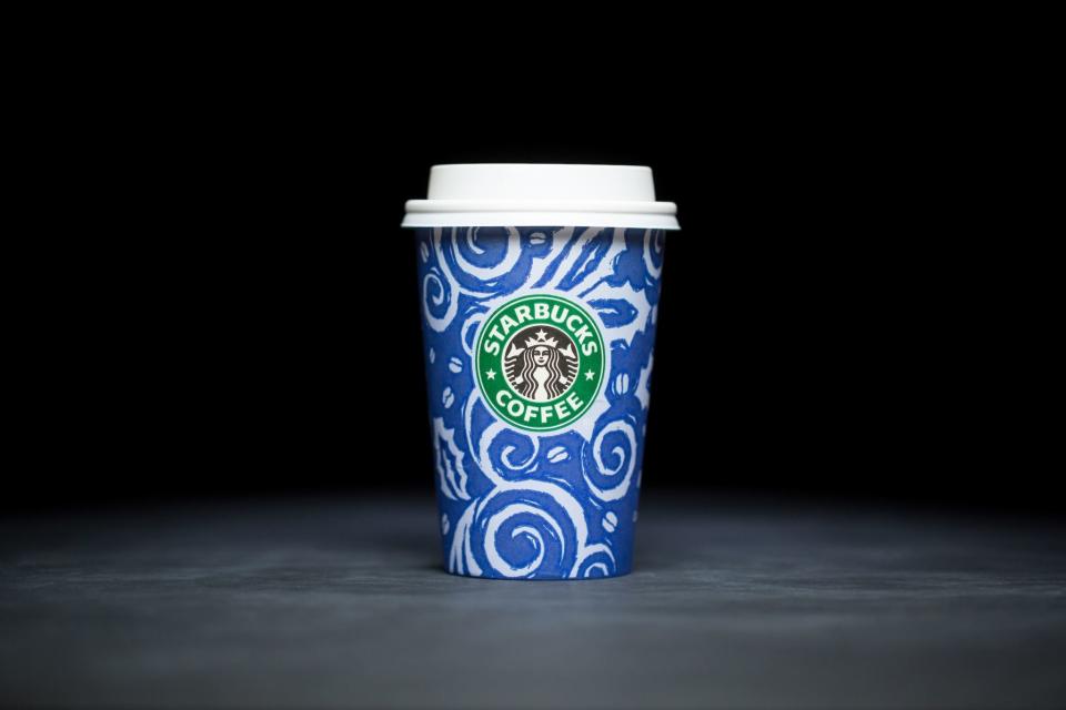 Starbucks holiday cups 1997