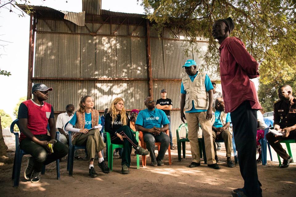 <h1 class="title">Gigi Hadid visits Senegal with Unicef</h1><cite class="credit">Photo: Vincent Tremeau, Courtesy of UNICEF</cite>