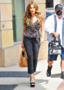 <p>Sofía Vergara arrives at<em> America's Got Talent</em> on Monday in sunny Pasadena.</p>