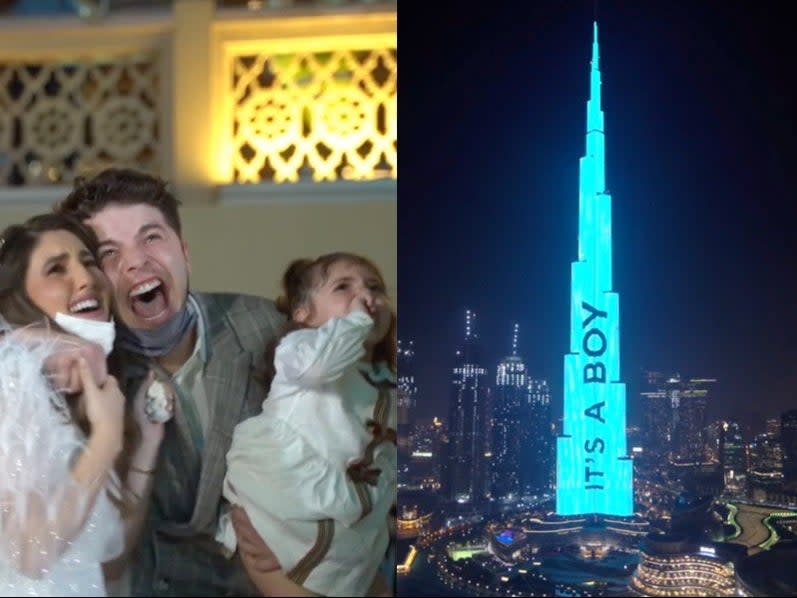 Influencer couple faces backlash over extravagant Dubai gender reveal  (YouTube Anasala Family)