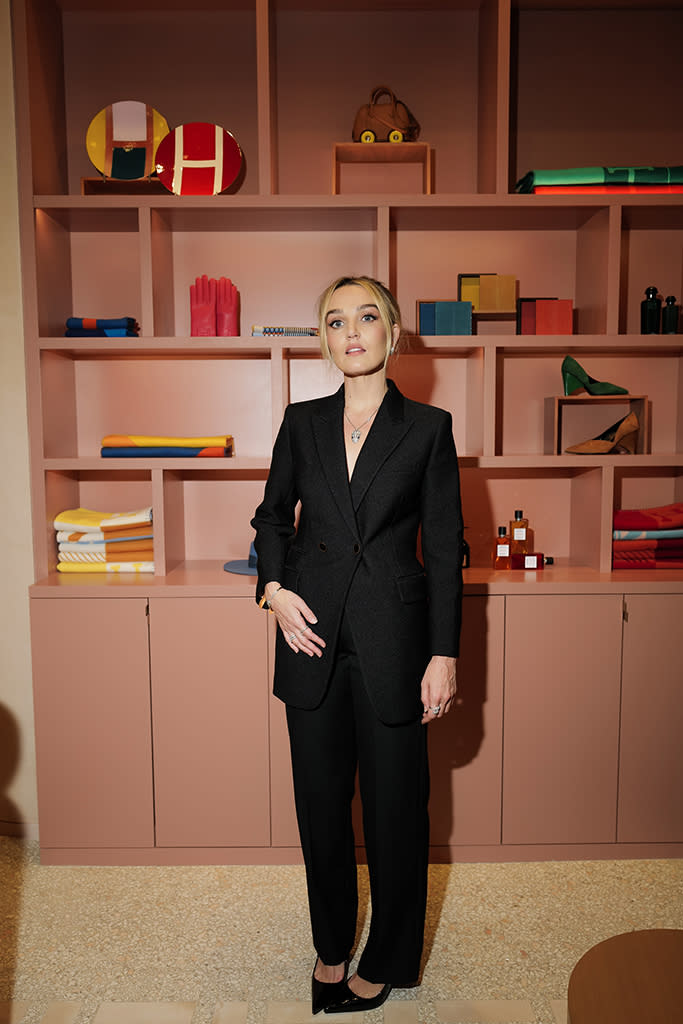 Chloe Fineman at Hermès Madison Flagship opening. - Credit: Ben Rosser/BFA.com