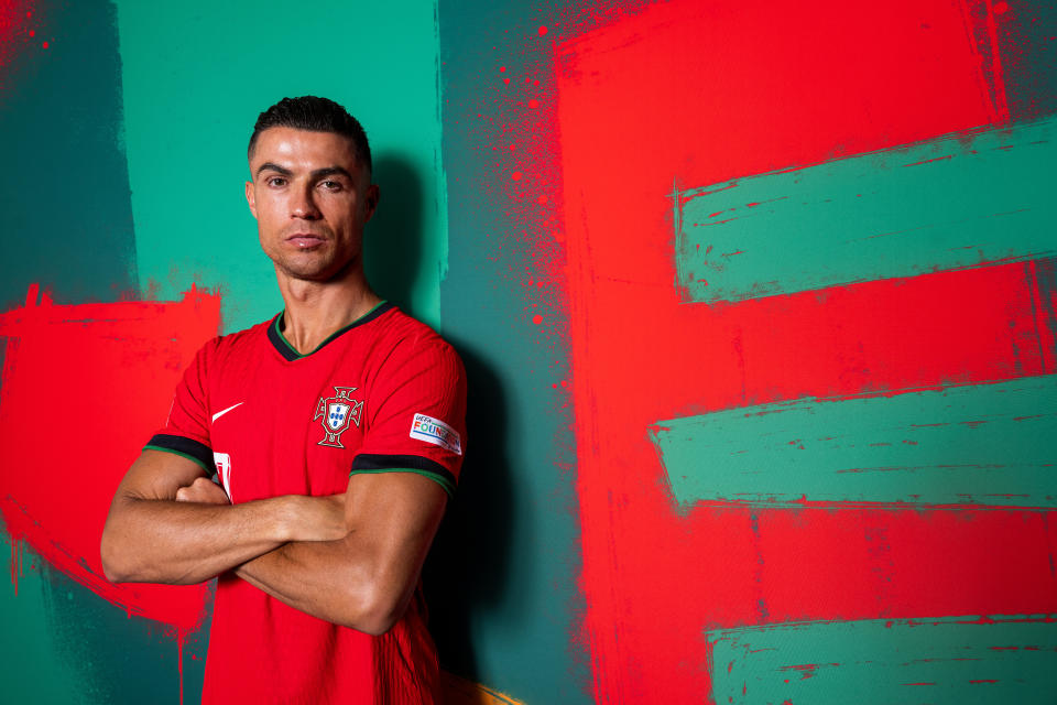 Cristiano Ronaldo。(Photo by Aitor Alcalde - UEFA/UEFA via Getty Images)