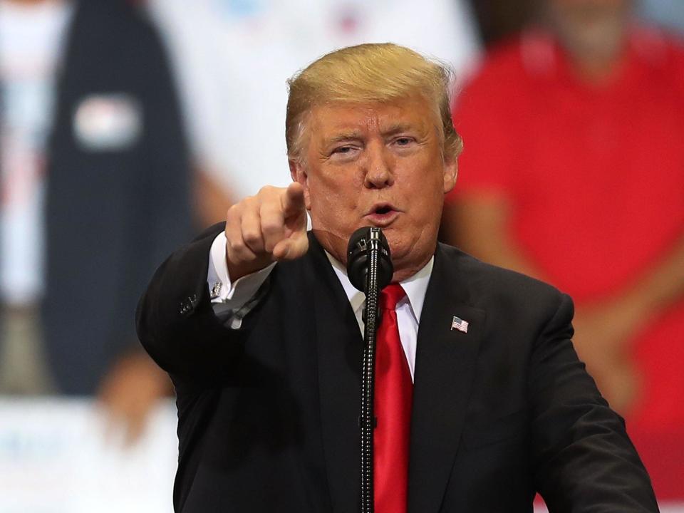 Trump press conference: President announces 'violence' from caravan will be met with radical military response