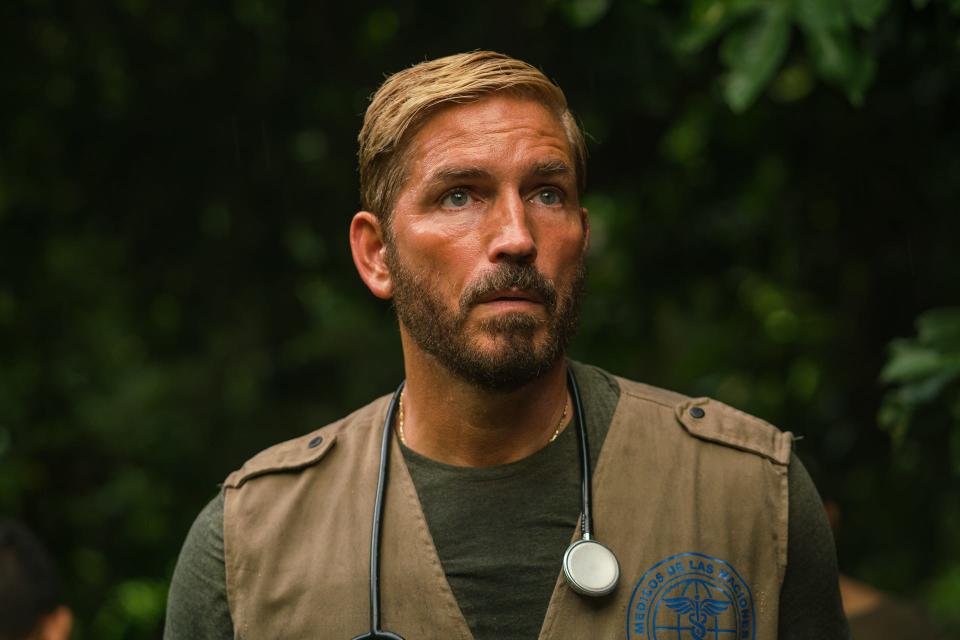 Actor Jim Caviezel portrays former Homeland Security agent Tim Ballard in "Sound of Freedom"