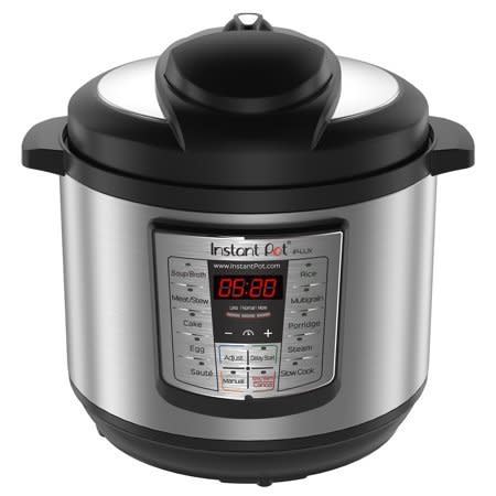 <strong>Regularly</strong>: $99&lt;br&gt;<br /><strong><a href="https://www.walmart.com/ip/Instant-Pot-LUX80-8-Qt-6-in-1-Multi-Use-Programmable-Pressure-Cooker-Slow-Cooker-Rice-Cooker-Saute-Steamer-and-Warmer/402313071" target="_blank" rel="noopener noreferrer">Black Friday: $59 and free two-day shipping</a>&lt;br&gt;﻿</strong><br />(Savings: $40)