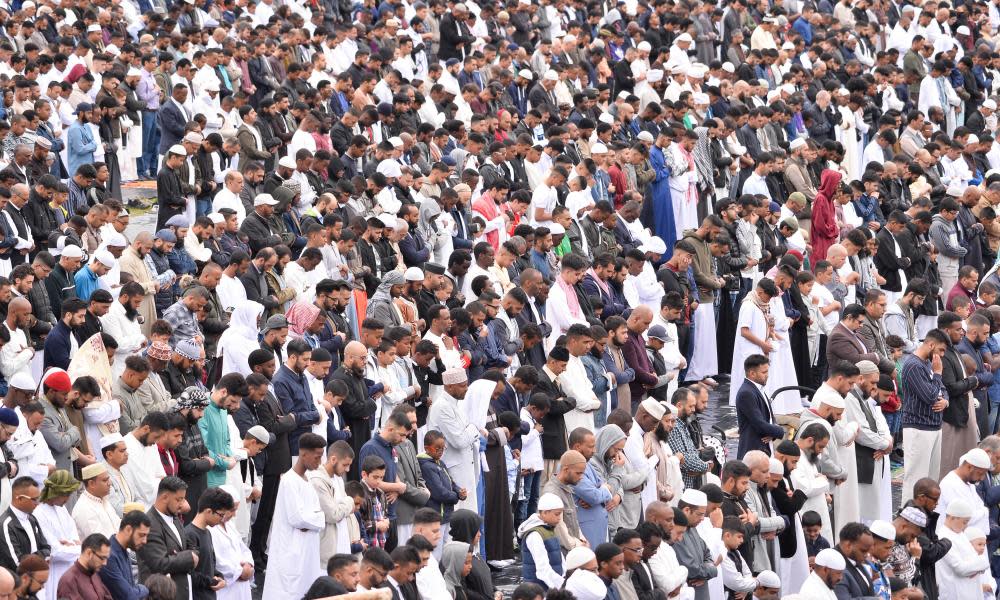 Mass prayer on Sunday at Celebrate Eid, Birmingham