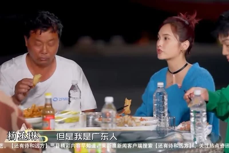楊丞琳在中國節目上自認「我是廣東人」，在台引發爭議。（翻攝自中國浙江衛視官方頻道YouTube）