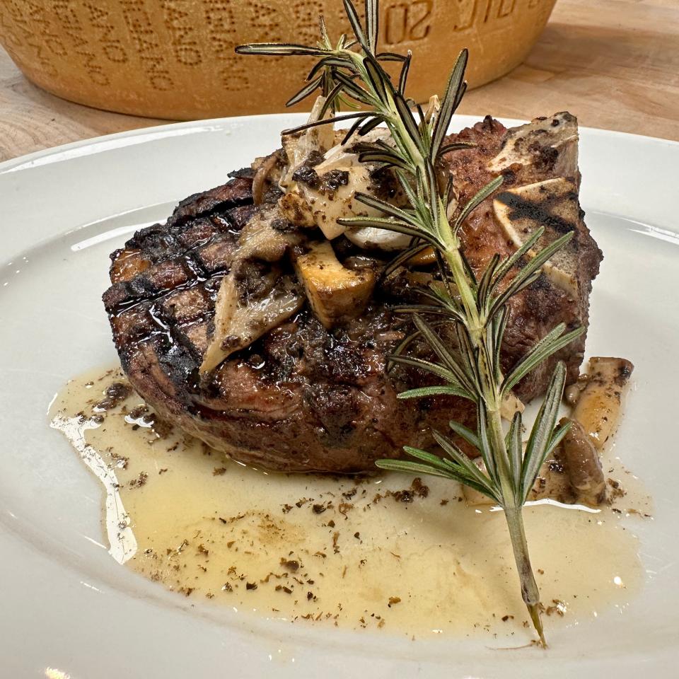 Want to know what true love really is? It's the house-dry-aged, bone-in filet with chanterelle and black truffle butter for $68 at Elisabetta's in West Palm Beach and Delray Beach on Valentine's Day. That is some serious Amore!