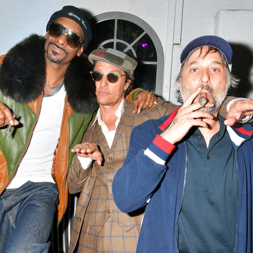 'The Beach Bum' bros Snoop Dogg, Matthew McConaughey, and Harmony Korine prove that three fits are bigger than one.