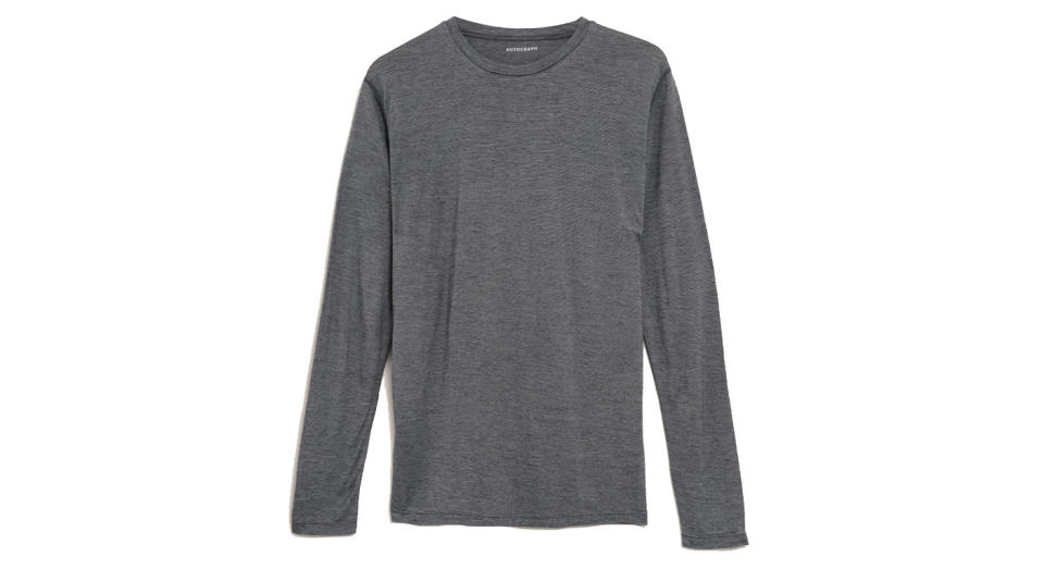 Light Warmth Wool Long Sleeve Thermal Top