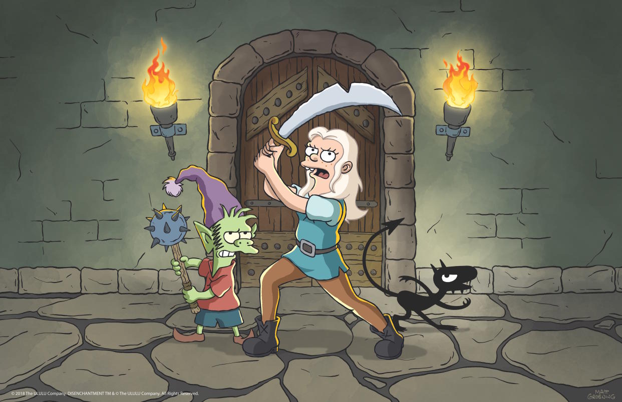 Netflix’s promotional images for Disenchantment. (Netflix)