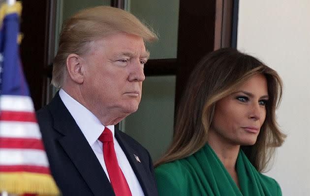 An expert claims this could be the first divorce to play out while a President is serving out his term. Photo: Getty