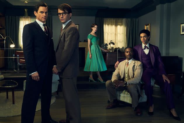 (L-R): Matt Bomer as Hawkins 