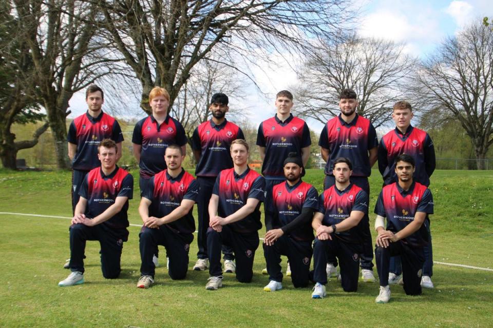 The Herefordshire cricket side who made it through to the Super 12 stage of the NCCA T20 competition earlier this season <i>(Image: Submitted)</i>