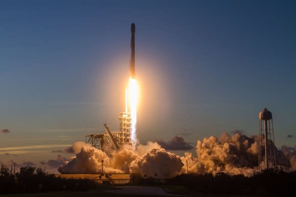 Falcon 9 rocket launch