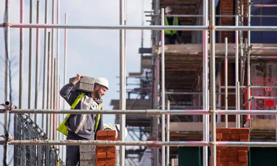 A construction site in Langley