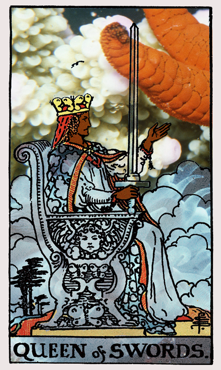 Tarot card Queen of Swords