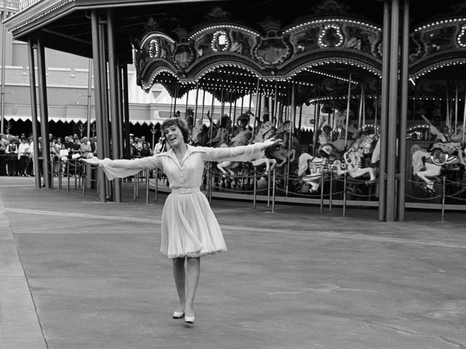 Julie Andrews At Opening of Disney World