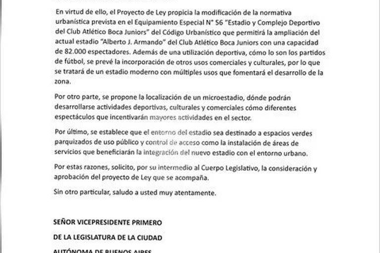 El proyecto de ampliación de La Bombonera que Boca Juniors presentó ante la Legislatura porteña