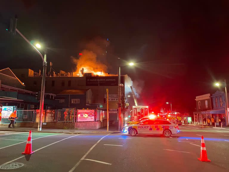 16/05/2023 Incendio en un hotel en Wellington, Nueva Zelanda SOCIEDAD INTERNACIONAL AYUNTAMIENTO DE WELLINGTON