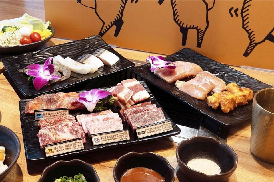 歡慶女神節，「燒肉ChaCha個人和牛燒肉」基隆店推出限定「＋100元吃到飽」優惠活動。圖／燒肉ChaCha提供