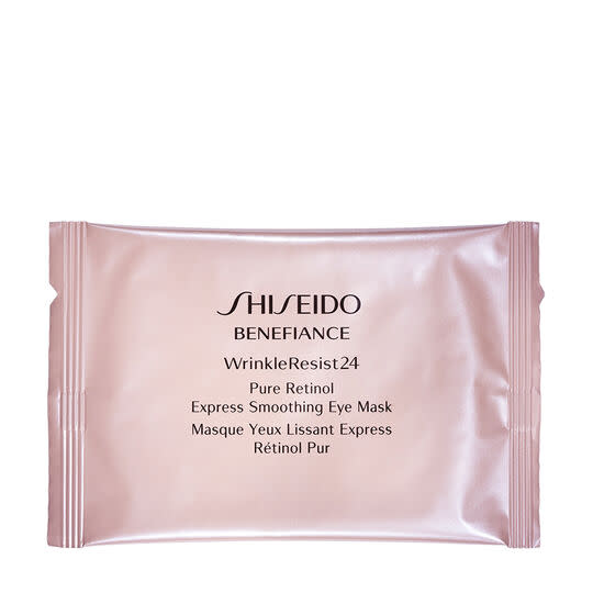 <p><a href="https://go.redirectingat.com?id=74968X1596630&url=https%3A%2F%2Fwww.shiseido.com%2Fus%2Fen%2Fbenefiance-wrinkleresist24-pure-retinol-express-smoothing-eye-mask-0729238110366.html&sref=https%3A%2F%2Fwww.townandcountrymag.com%2Fstyle%2Fbeauty-products%2Fg41138891%2Fbest-under-eye-patches-mask%2F" rel="nofollow noopener" target="_blank" data-ylk="slk:Shop Now;elm:context_link;itc:0;sec:content-canvas" class="link ">Shop Now</a></p><p>WrinkleResist24 Pure Retinol Express Smoothing Eye Mask</p><p>shiseido.com</p><p>$72.00</p>