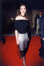 Anne Hathaway probably no longer owns this outfit from the 1999 Billboard Music Awards.