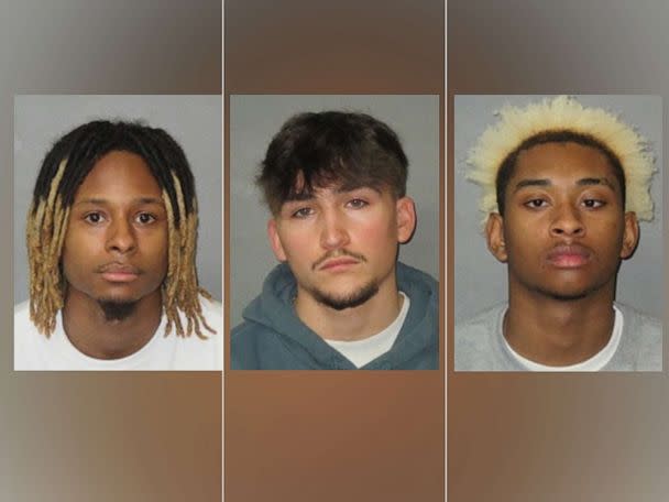 PHOTO: The East Baton Rouge Sheriff's Office released the booking photos for, from left, Everett Lee, Casen Carver and Kaivon Washington. (East Baton Rouge Sheriff's Office)