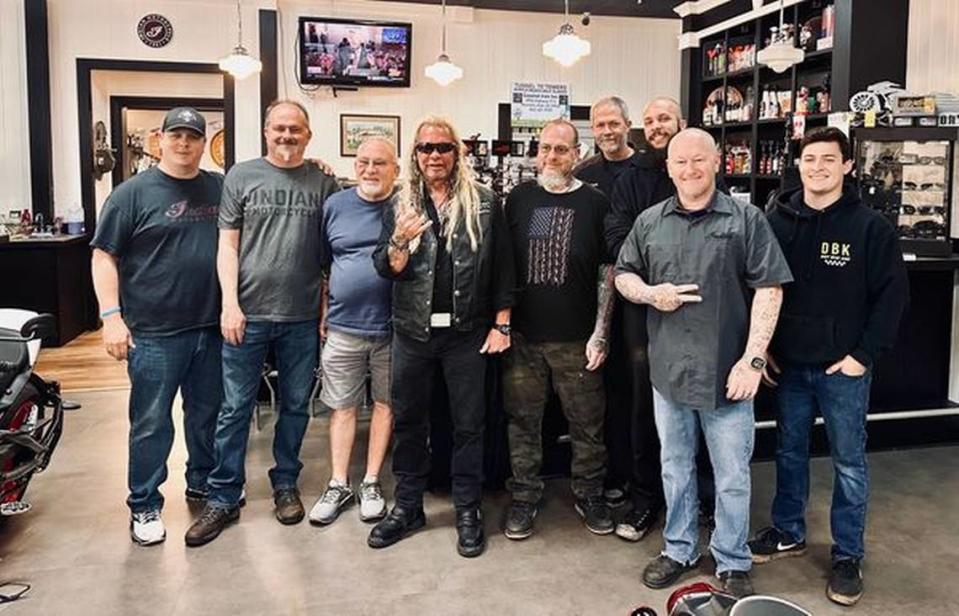 Duane “Dog” Chapman, known as a reality TV star on the A&E show “Dog the Bounty Hunter,” was in the Myrtle Beach area Friday, April 26, 2024. He stopped by Coastal Iron Motorcycle of Myrtle Beach. Coastal Iron Motorcycle