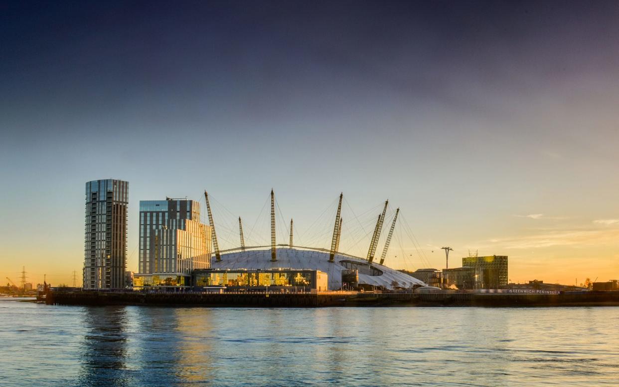 Intercontinental London - The O2 couldn’t get much closer to the venue, whose domineering white curves can be seen from almost all floors. - Red Photographic Ltd