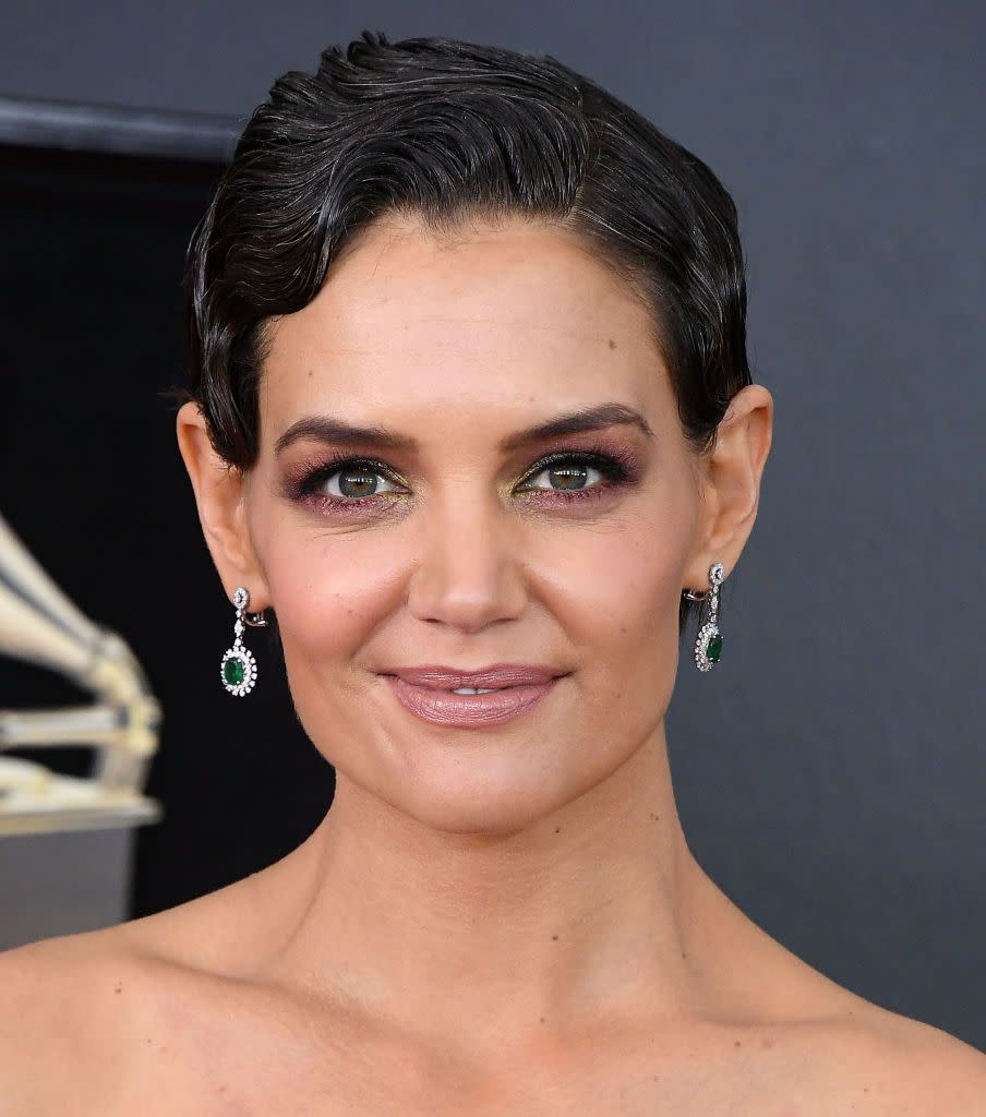 gray hair color ideas katie holmes