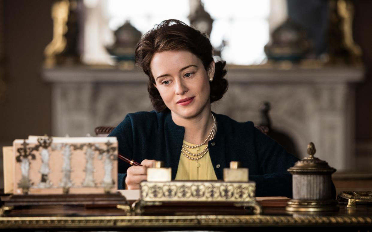 Claire Foy as the Queen - Netflix