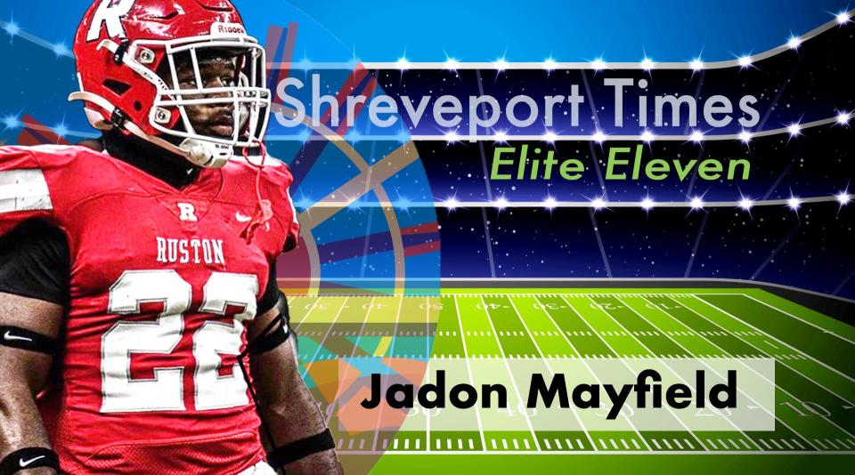 Jadon Mayfield is a 2023 Shreveport Times Elite Eleven selection.