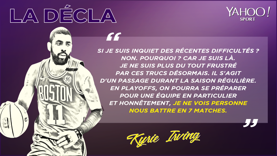 Déclaration de Kyrie Irving après la défaite contre Chicago, le 23 février