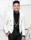 <p>Ramos, who was in the original Broadway cast of the musical phenomenon <em>Hamilton</em>, caught his big onscreen break in 2018 with a supporting role in <em>A Star Is Born</em>, and continues to make a name for himself. </p> <p>In 2020, he <a href="https://people.com/movies/anthony-ramos-trolls-world-tour-interview/" rel="nofollow noopener" target="_blank" data-ylk="slk:voiced the character of King Trollex;elm:context_link;itc:0;sec:content-canvas" class="link ">voiced the character of King Trollex</a> in the wildly popular <em>Trolls: World Tour</em> and his Broadway run in <a href="https://people.com/movies/hamiltons-anthony-ramos-thinks-disney-movie-is-a-dope-experience-everybodys-got-the-same-seat/" rel="nofollow noopener" target="_blank" data-ylk="slk:Hamilton began streaming on Disney +;elm:context_link;itc:0;sec:content-canvas" class="link "><em>Hamilton </em>began streaming on Disney +</a>. Next up, he's<a href="https://people.com/theater/in-the-heights-anthony-ramos-melissa-barerra-and-leslie-grace-join-cast-of-film-adaptation/" rel="nofollow noopener" target="_blank" data-ylk="slk:starring as Usnavi;elm:context_link;itc:0;sec:content-canvas" class="link "> starring as Usnavi</a> in the highly-anticipated film adaptation of <em>In the Heights </em>in 2021. </p> <p>Ramos is also a musician: In 2019 he released his first album, <em>The Good & The Bad</em>. We guess a star really has been born, huh?</p>