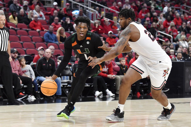 Miami extends Louisville misery by winning ACC opener 80-53 - The San Diego  Union-Tribune