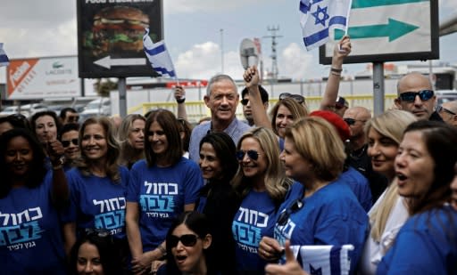 Former Israeli army chief Benny Gantz and his centrist Blue and White alliance could prove a serious challenge to Netanyahu and his Likud party in the April 9 polls