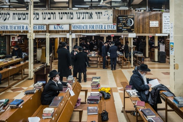 The Chabad Lubavitch HQ in Brooklyn in December.  - Credit: NIKITA PAYUSOV/Middle East Images/AFP/Getty Images