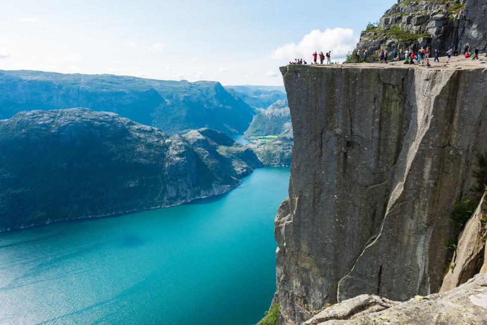 <p><a class="link " href="https://www.countrylivingholidays.com/tours/norway-fjords-rail" rel="nofollow noopener" target="_blank" data-ylk="slk:VISIT PULPIT ROCK WITH CL;elm:context_link;itc:0;sec:content-canvas">VISIT PULPIT ROCK WITH CL </a></p>